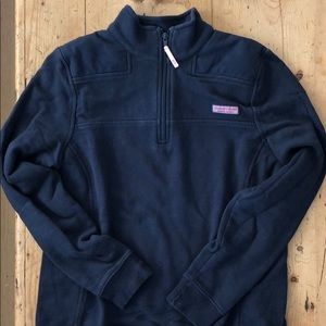 Vineyard Vines navy quarter zip